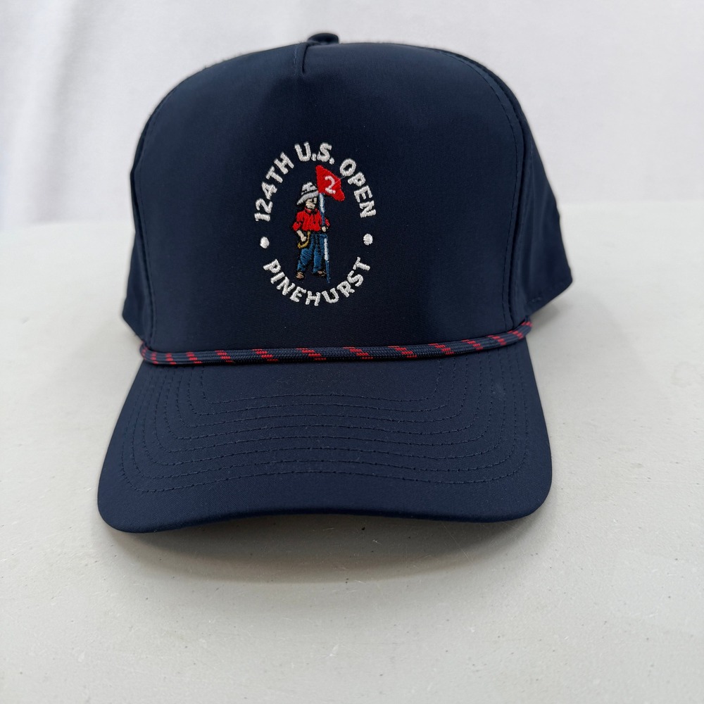 Imperial Hat 2024 U.S. Open Pinehurst Mens OS Navy Blue Rope Snapback Golf Cap